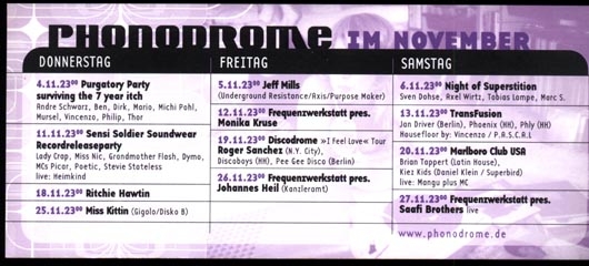 1999.11 Phonodrome