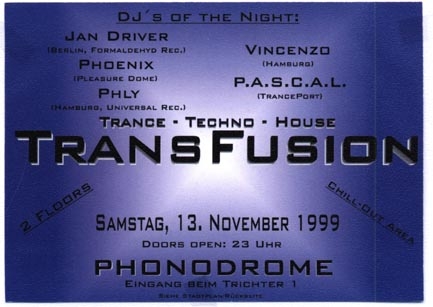 1999.11.13 Phonodrome